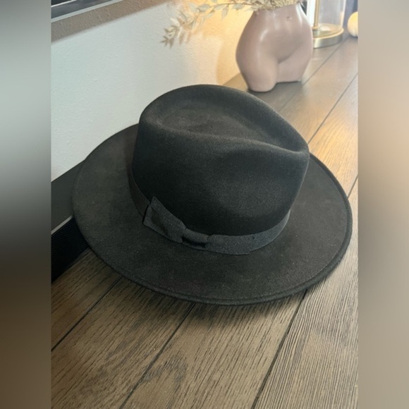 NWT J.Crew Western Hat Grosgrain Trim 100% Wool Hat Sz M-L main image 5
